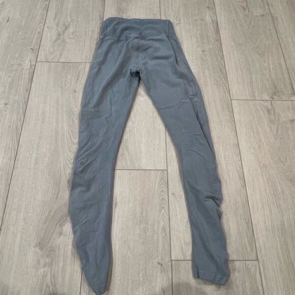 Lululemon Women's Inner Glow Tight Washed Chambray Ruched Legging size 4 - Picture 2 of 10